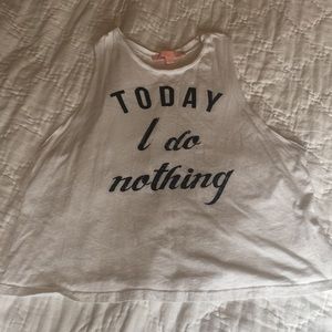 White crop top